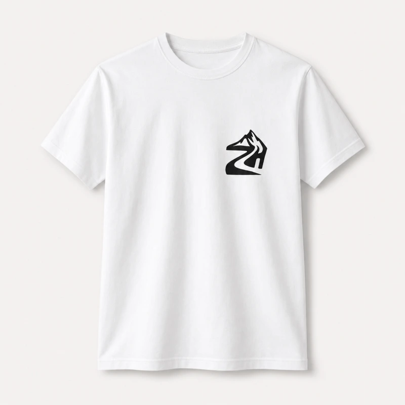 Bavlnené tričko Zdolaj hory - biele (unisex)