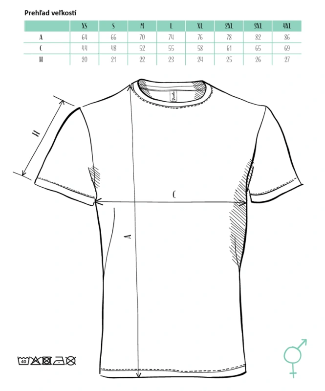 Bavlnené tričko Zdolaj hory - biele (unisex) 3